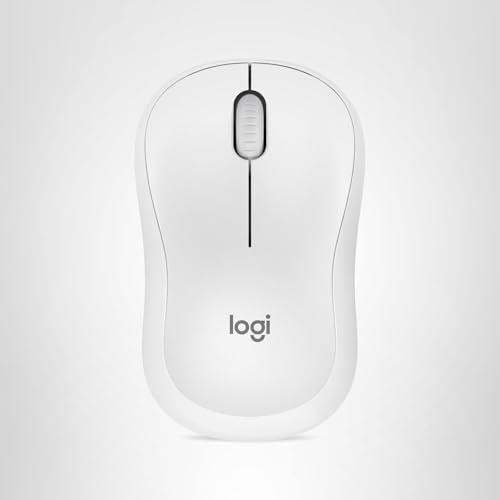 - Logitech M185 Wireless Mouse, 2.4GHz with USB Mini Receiver, 12-Month Battery Life, 1000 DPI Optical Tracking, Ambidextrous PC/Mac/Laptop - Swift Grey