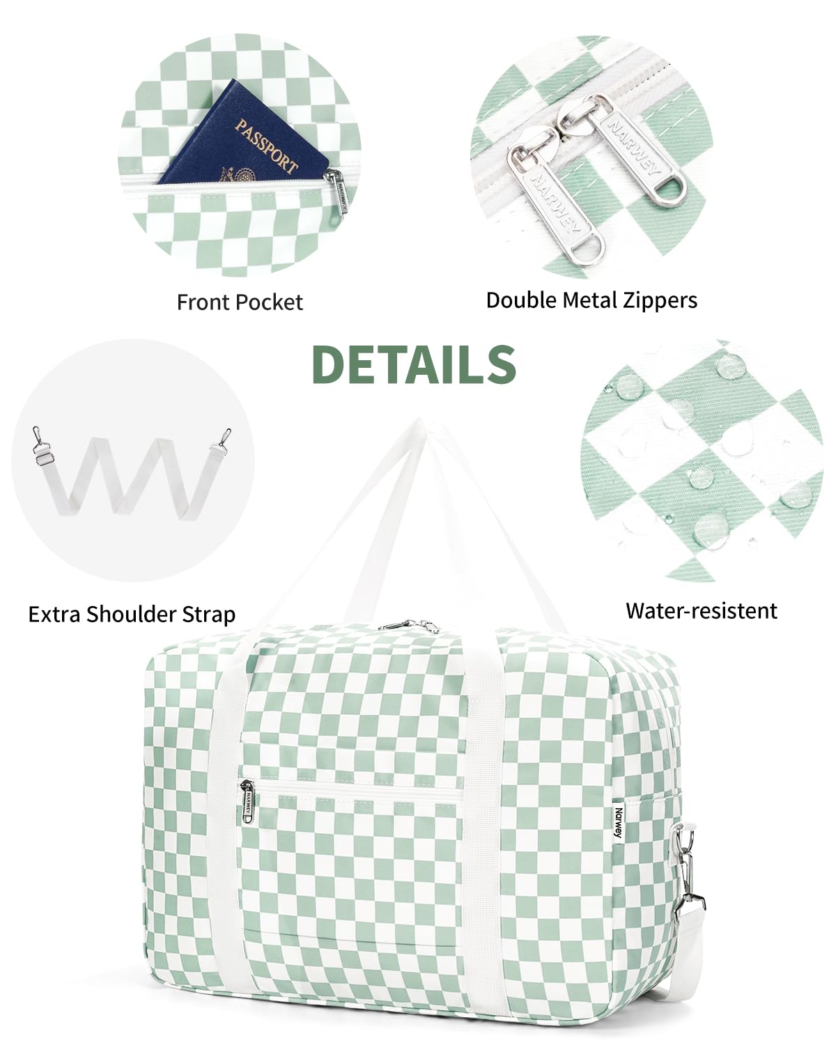 - For Spirit Airlines Personal Item Bag 18x14x8 Foldable Travel Duffel Bag Tote Carry on Luggage Duffle Overnight for Women and Men