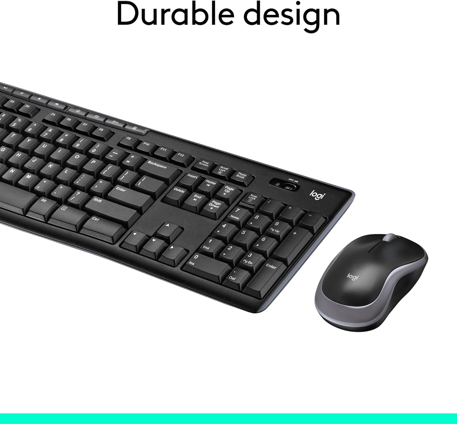 - Logitech MK270 Wireless Keyboard and Mouse Combo for Windows, 2.4 GHz, 8 Multimedia Keys, PC, Laptop, Wireless Keyboard Compact Mouse Combo - Rose