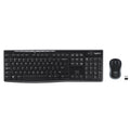 - Logitech MK270 Wireless Keyboard and Mouse Combo for Windows, 2.4 GHz, 8 Multimedia Keys, PC, Laptop, Wireless Keyboard Compact Mouse Combo - Rose