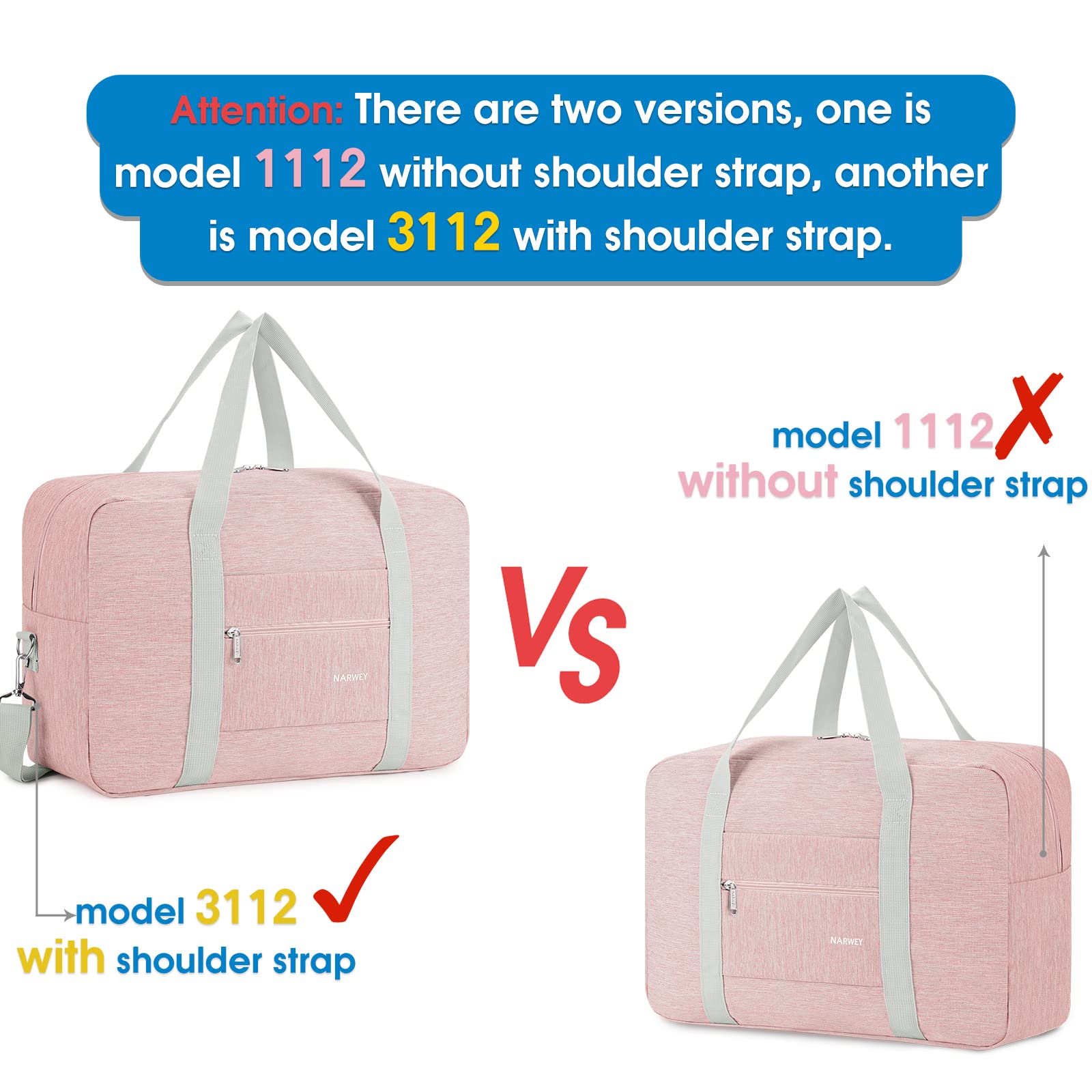 - For Spirit Airlines Personal Item Bag 18x14x8 Foldable Travel Duffel Bag Tote Carry on Luggage Duffle Overnight for Women and Men