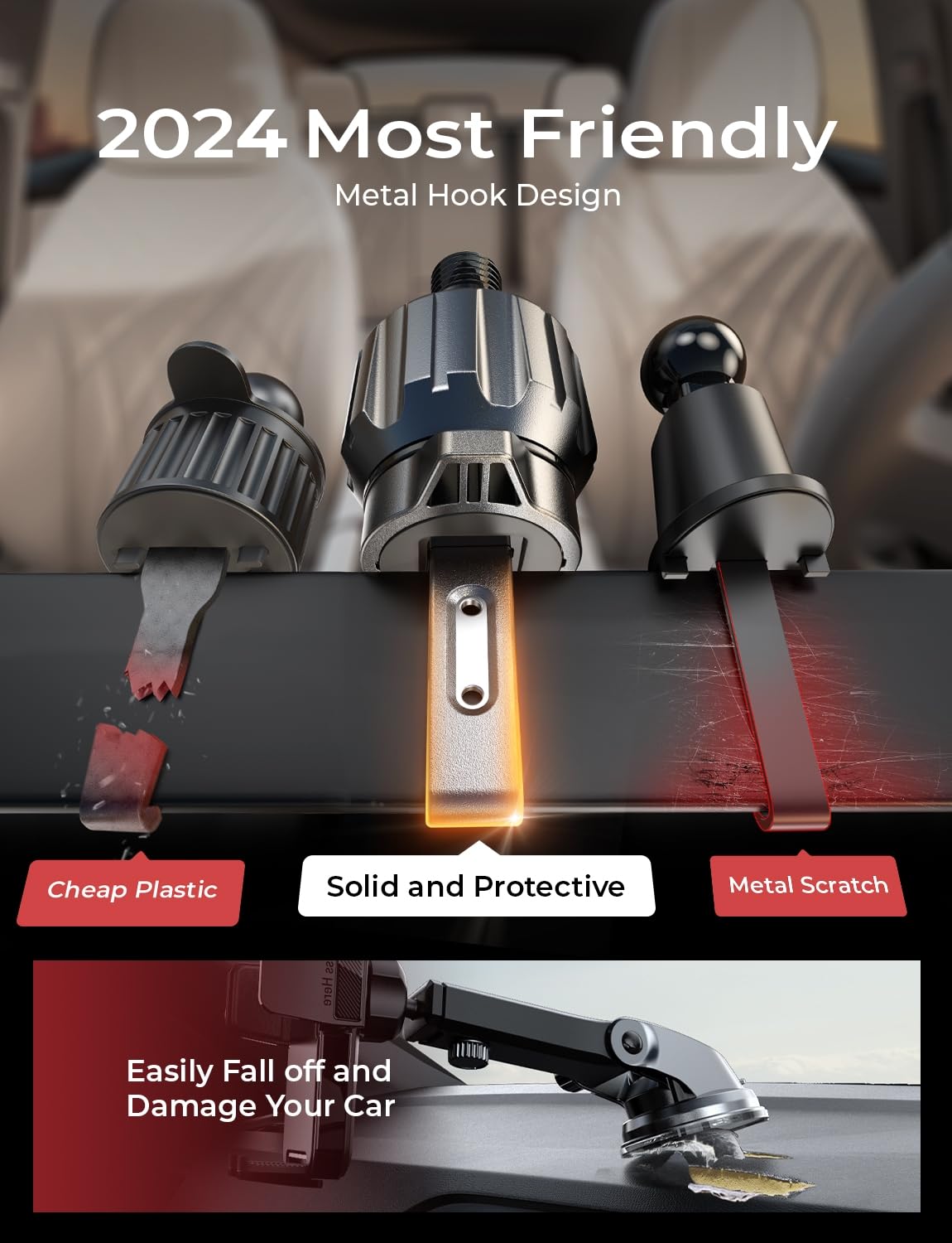 - LISEN Phone Mount for Car Vent [Never Blocking] Rotatable Car Phone Holder Air Vent Clip 2024 Hands Free Cell Phone Car Mount for iPhone 16 Pro Max Plus 15 14 13 Samsung Android, Pink