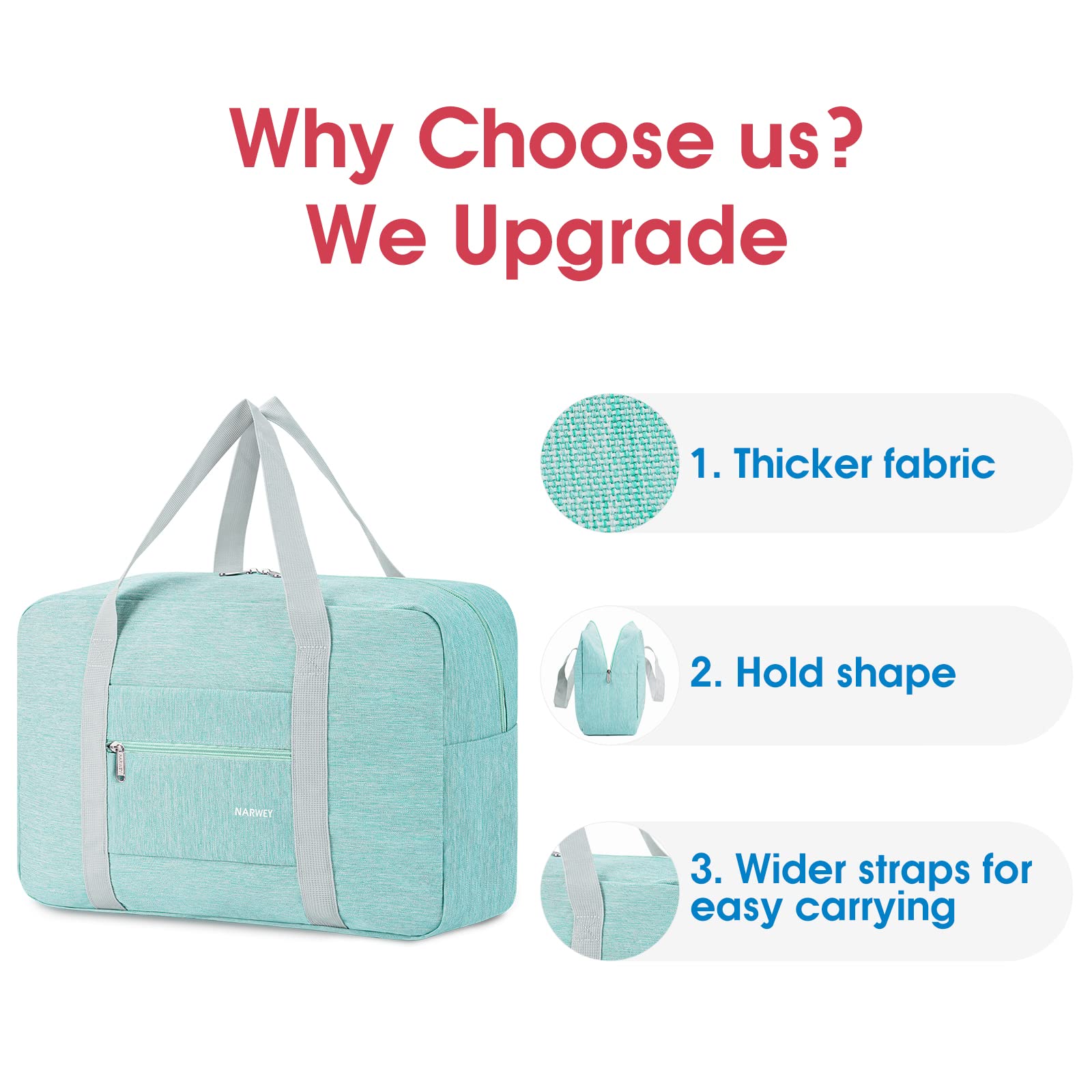 - For Spirit Airlines Personal Item Bag 18x14x8 Foldable Travel Duffel Bag Tote Carry on Luggage Duffle Overnight for Women and Men