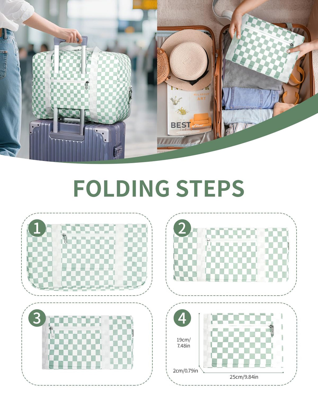 - For Spirit Airlines Personal Item Bag 18x14x8 Foldable Travel Duffel Bag Tote Carry on Luggage Duffle Overnight for Women and Men