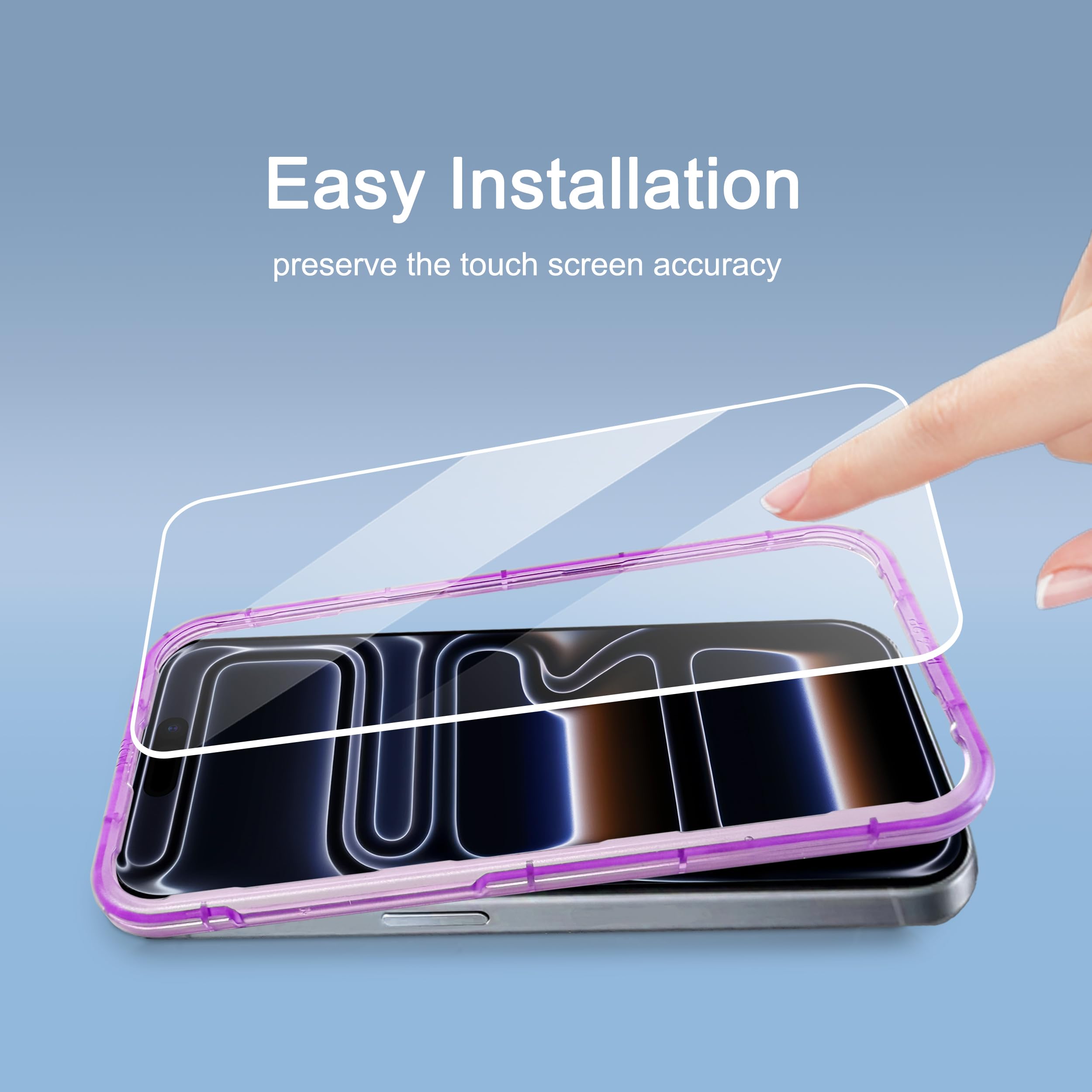 - Ailun 3 Pack Screen Protector for iPhone 17 Pro [6.3 inch] with Installation Frame, Tempered Glass,Sensor Protection, Dynamic Island Compatible, Case Friendly [Not for iPhone 17/17 Pro Max/iPhone Air]