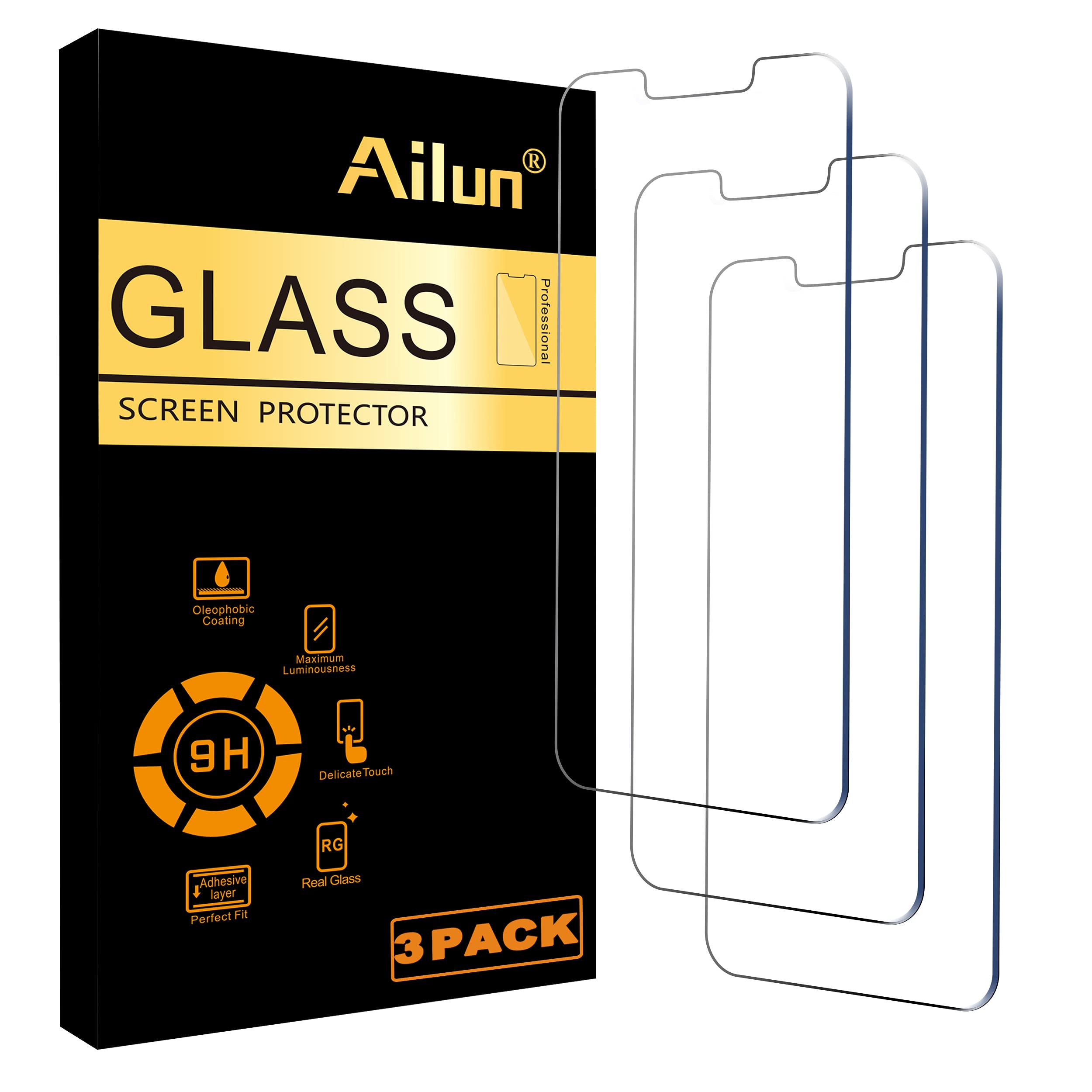 - Ailun 3 Pack Screen Protector for iPhone 17 Pro [6.3 inch] with Installation Frame, Tempered Glass,Sensor Protection, Dynamic Island Compatible, Case Friendly [Not for iPhone 17/17 Pro Max/iPhone Air]