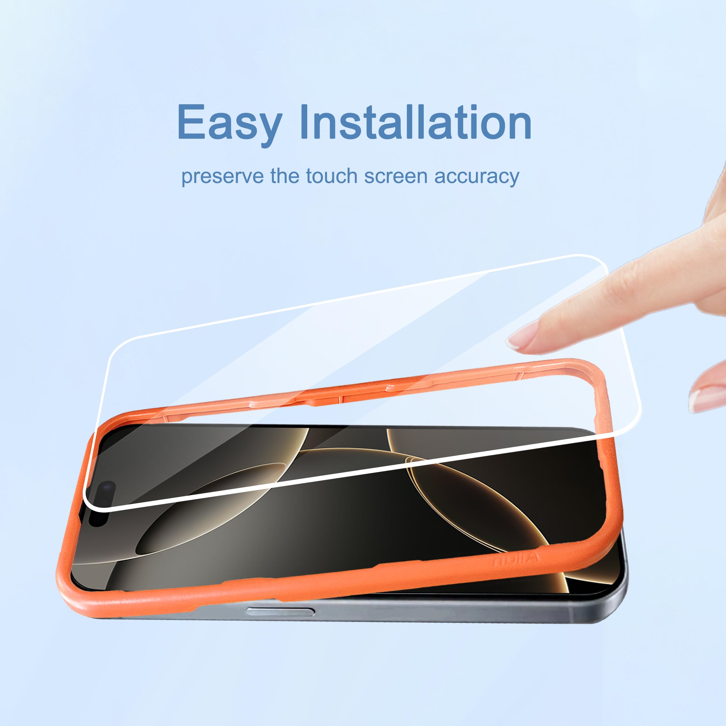 - Ailun 3 Pack Screen Protector for iPhone 17 Pro [6.3 inch] with Installation Frame, Tempered Glass,Sensor Protection, Dynamic Island Compatible, Case Friendly [Not for iPhone 17/17 Pro Max/iPhone Air]