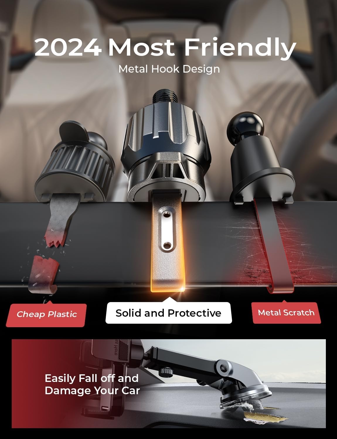 - LISEN Phone Mount for Car Vent [Never Blocking] Rotatable Car Phone Holder Air Vent Clip 2024 Hands Free Cell Phone Car Mount for iPhone 16 Pro Max Plus 15 14 13 Samsung Android, Pink