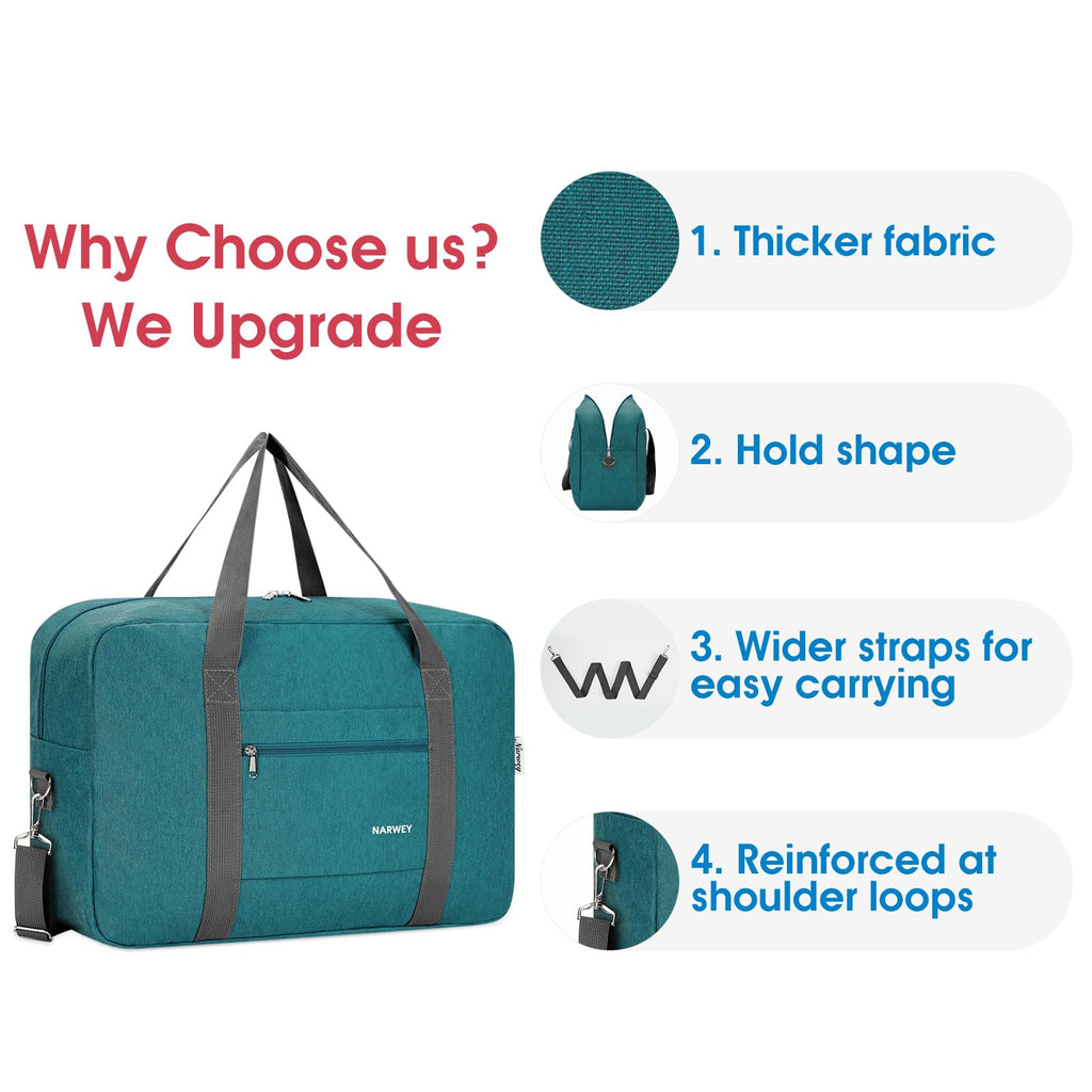 - For Spirit Airlines Personal Item Bag 18x14x8 Foldable Travel Duffel Bag Tote Carry on Luggage Duffle Overnight for Women and Men