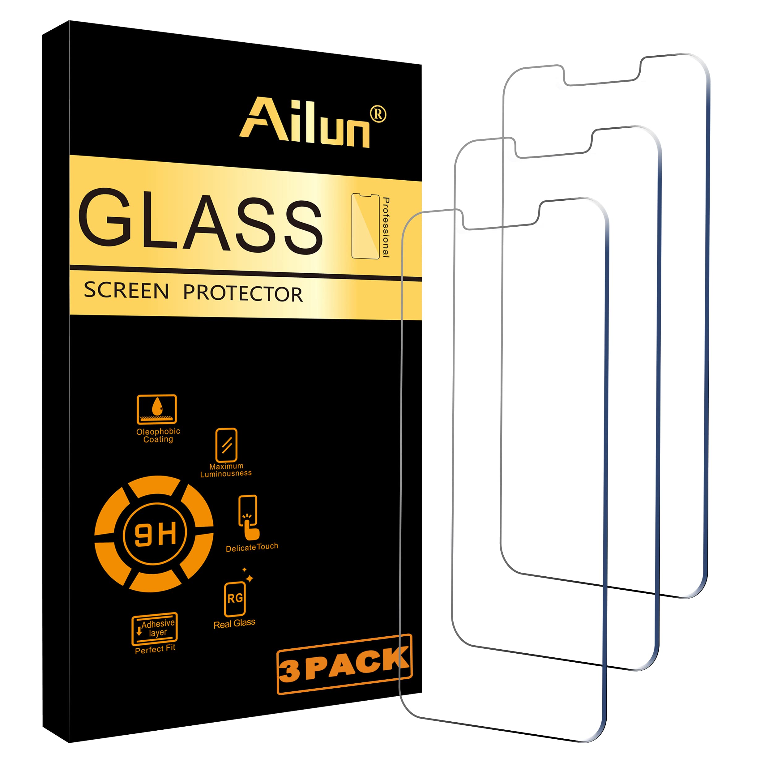 - Ailun 3 Pack Screen Protector for iPhone 17 Pro [6.3 inch] with Installation Frame, Tempered Glass,Sensor Protection, Dynamic Island Compatible, Case Friendly [Not for iPhone 17/17 Pro Max/iPhone Air]