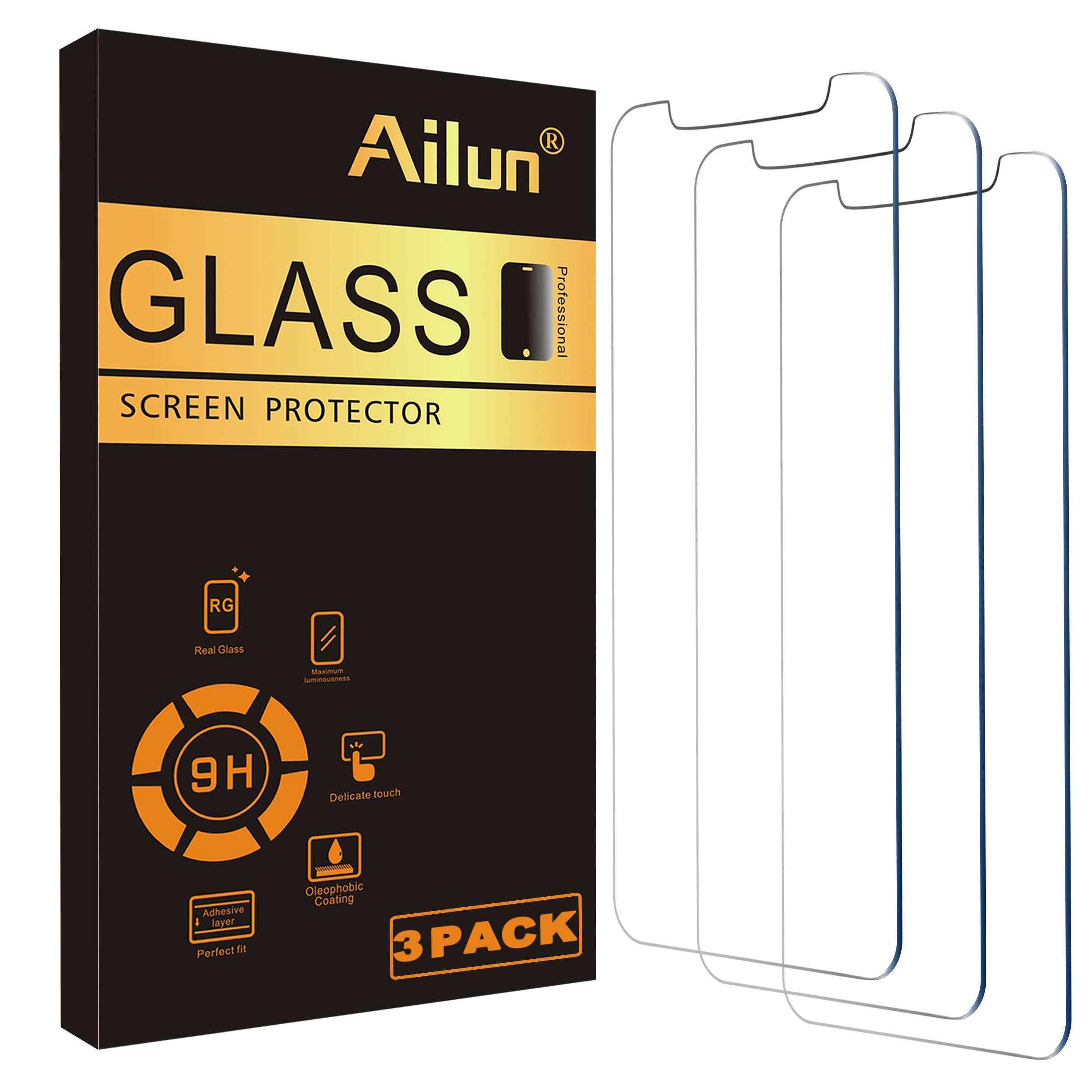- Ailun 3 Pack Screen Protector for iPhone 17 Pro [6.3 inch] with Installation Frame, Tempered Glass,Sensor Protection, Dynamic Island Compatible, Case Friendly [Not for iPhone 17/17 Pro Max/iPhone Air]
