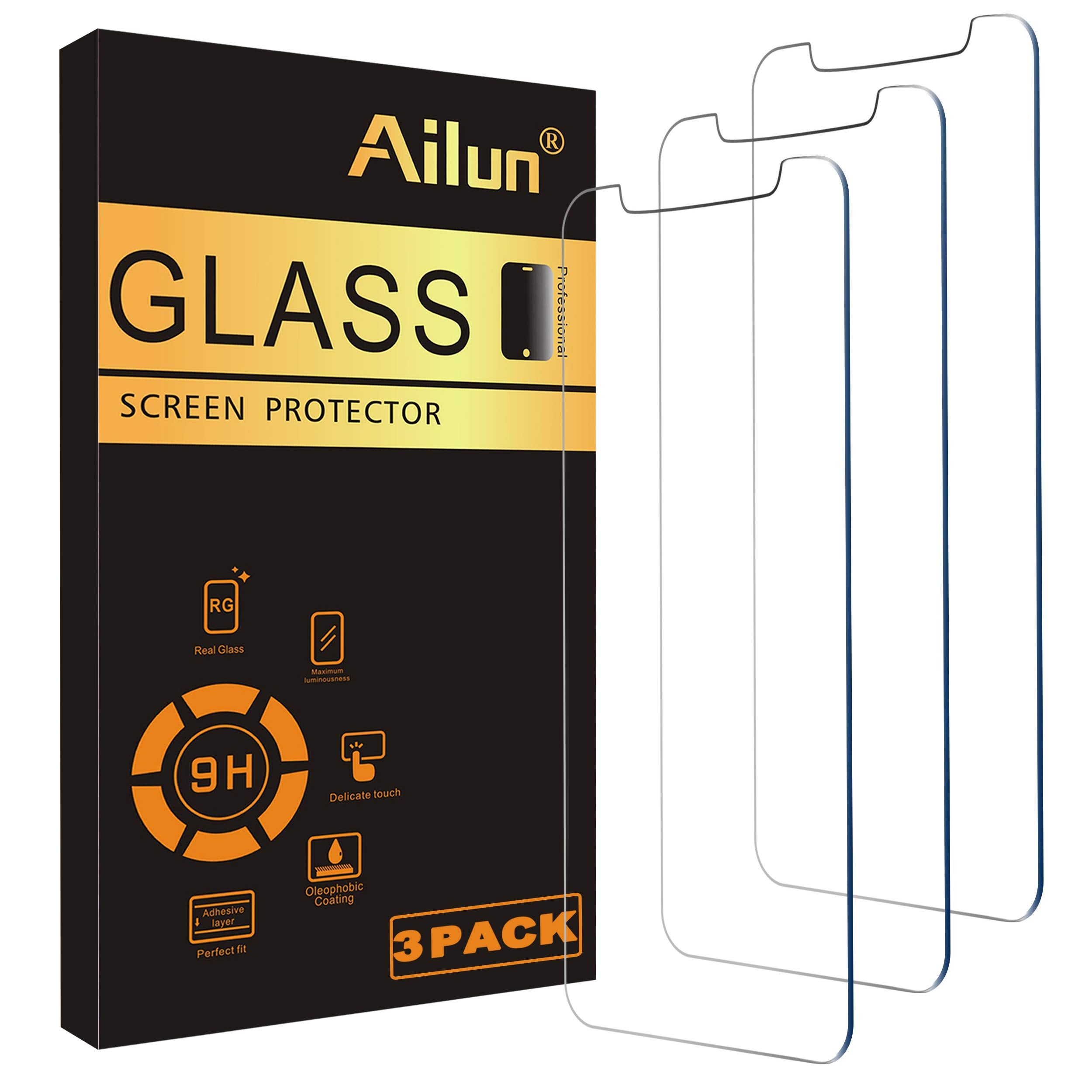 - Ailun 3 Pack Screen Protector for iPhone 17 Pro [6.3 inch] with Installation Frame, Tempered Glass,Sensor Protection, Dynamic Island Compatible, Case Friendly [Not for iPhone 17/17 Pro Max/iPhone Air]