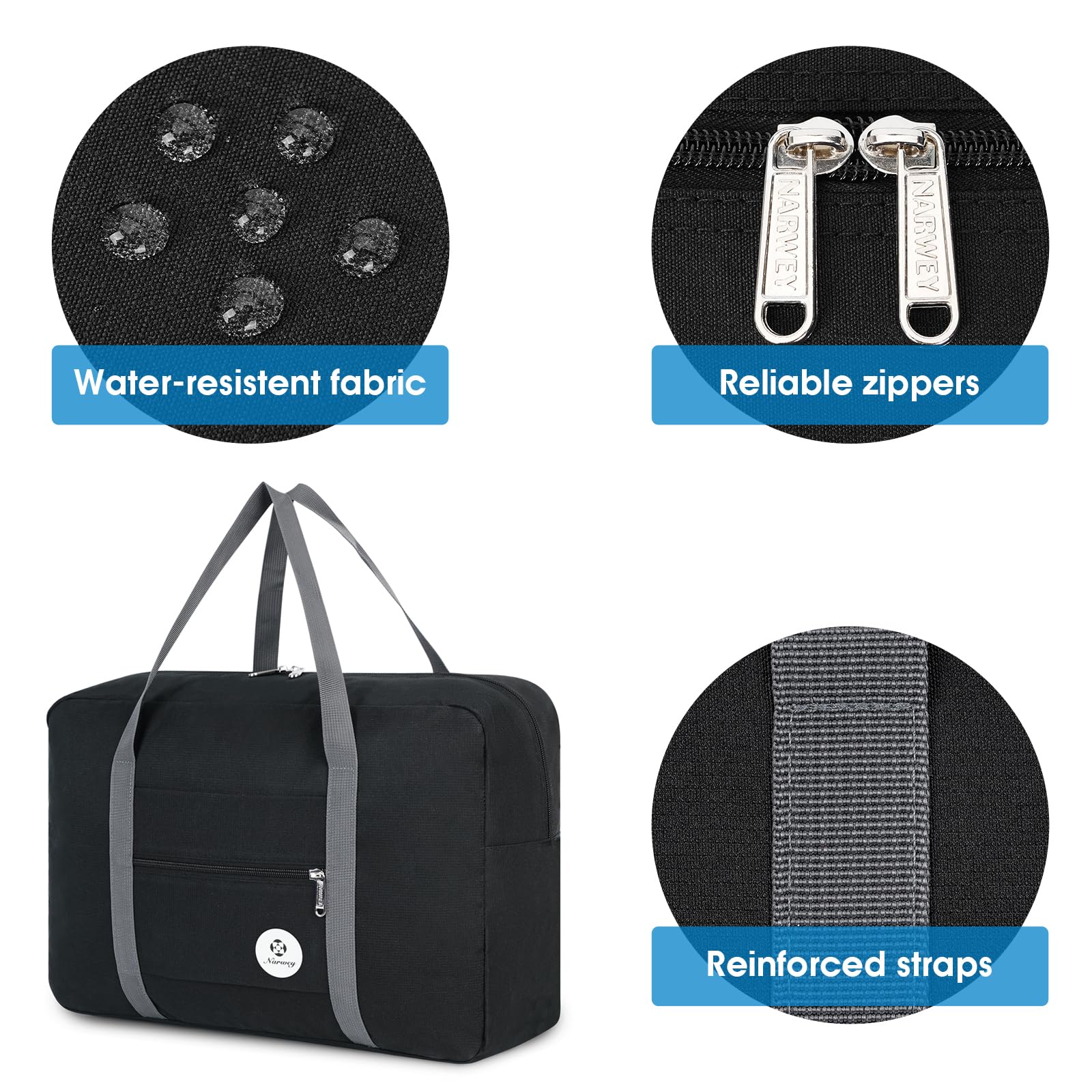 - For Spirit Airlines Personal Item Bag 18x14x8 Foldable Travel Duffel Bag Tote Carry on Luggage Duffle Overnight for Women and Men