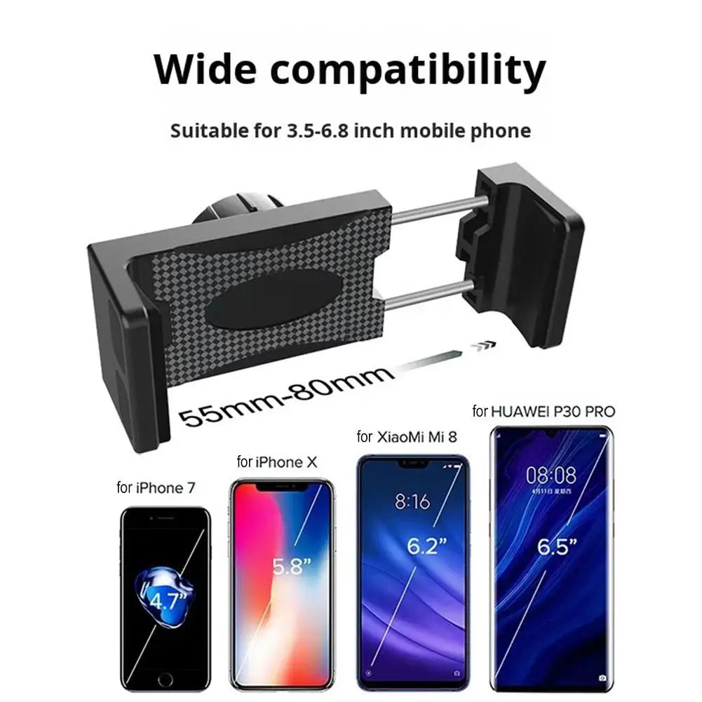 Car Dual Head Phone Holder 360°Universal