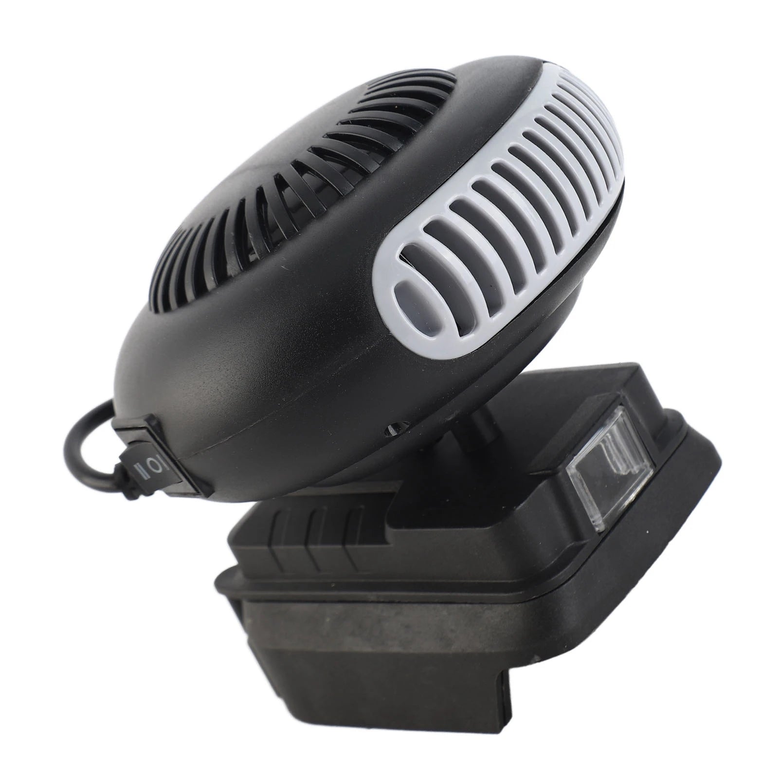 Electric Heater Fan Electric Space Heater Portable 2 Gear 18V Battery Powered 170W for Workshop