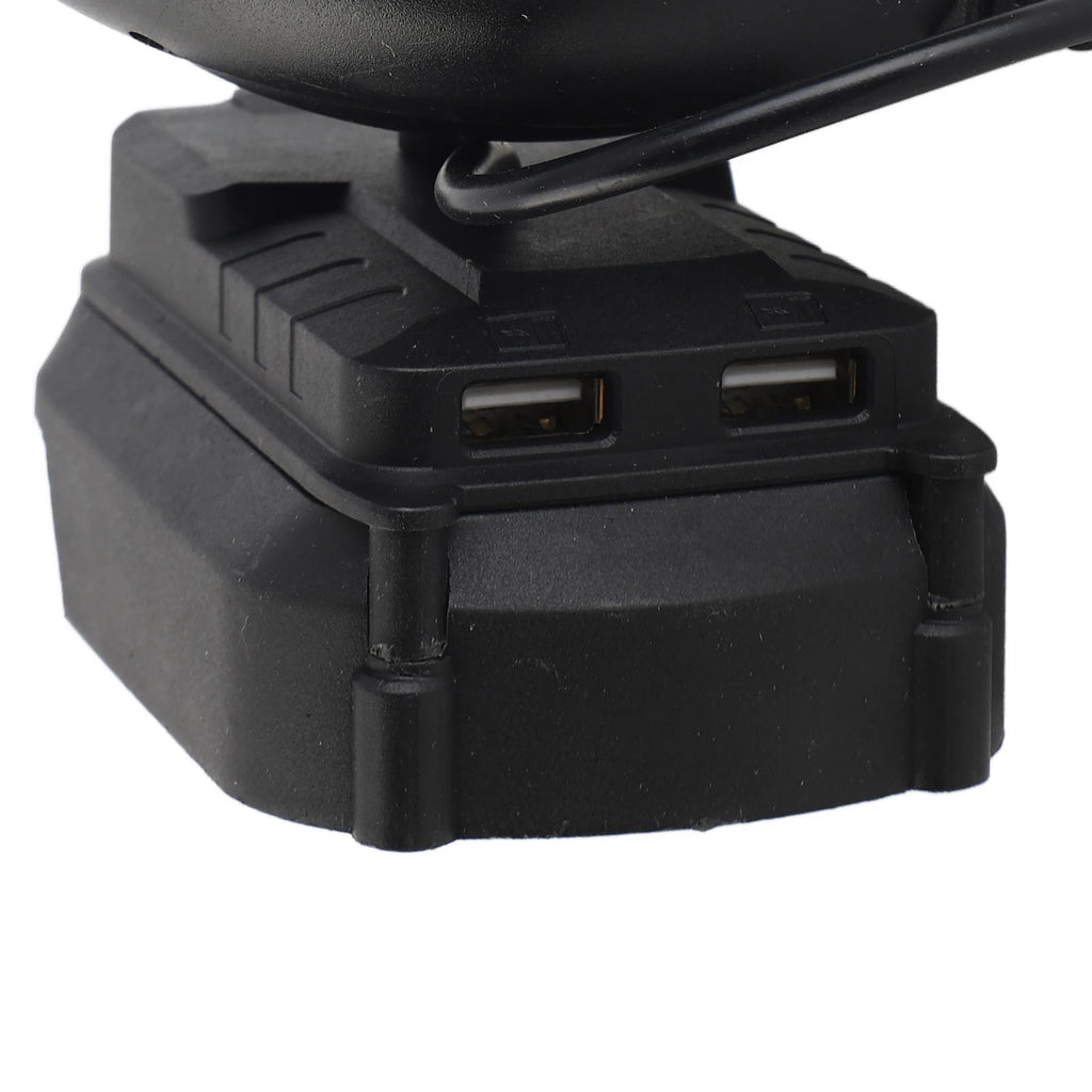 Electric Heater Fan Electric Space Heater Portable 2 Gear 18V Battery Powered 170W for Workshop