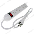 fengyidz US Power Strip Surge Protector with 6 Outlet  with 1m Extension Cord for Home and Office